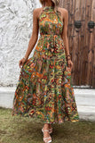 Bohemian Floral Patchwork Printed Dress Dresses(3 Colors)