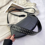 Vintage Simplicity Solid Rivets Bags(4 Colors)