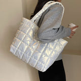 Daily Simplicity Solid Patchwork Bags(5 Colors)