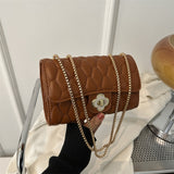 Celebrities Elegant Solid Chains Bags(3 Colors)