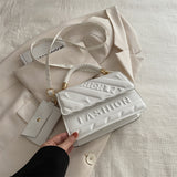 Casual Simplicity Letter Patchwork Bags(5 Colors)