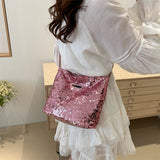 Daily Solid Sequins Bags(3 Colors)