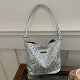 Daily Solid Sequins Bags(3 Colors)