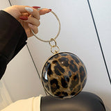 Casual Leopard Patchwork Chains Bags(3 Colors)