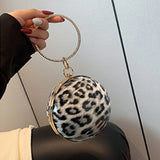 Casual Leopard Patchwork Chains Bags(3 Colors)