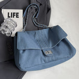 Casual Daily Solid Color Patchwork Bags(3 Colors)