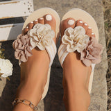 Casual Patchwork Flowers Round Comfortable Shoes(4 Colors)