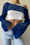 Sexy Hollow Out Irregular Off Shoulder Sweaters (17 Colors)