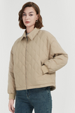 Casual Pocket Zipper White duck down Turndown Collar Outerwear(Down content 86%~90%)(3 Colors)