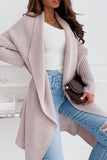 Casual Street Potholes Cardigan Collar Outerwear