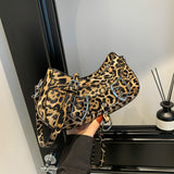 Daily Leopard Print Zipper Bags(3 Colors)