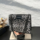 Daily Leopard Print Patchwork Bags(4 Colors)