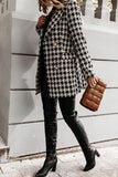 Fashion Street Plaid Turn-back Collar Outerwear