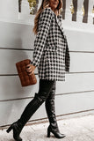 Fashion Street Plaid Turn-back Collar Outerwear