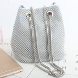 Fashion Rhinestone Bucket Bags(3 Colors)