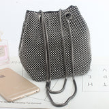 Fashion Rhinestone Bucket Bags(3 Colors)