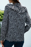 Fashion Casual Polka Dot Patchwork O Neck Tops