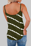 Casual Striped Print V Neck Tops(6 Colors)