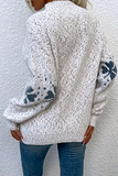 Casual Snowflakes Basic Half A Turtleneck Sweaters(5 Colors)