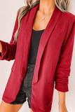 Casual Elegant Solid Patchwork Pocket Turndown Collar Outerwear(12 Colors)