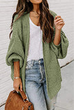 Casual Solid Color V Neck Sweater Cardigans(6 Colors)