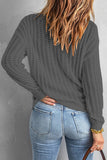 Casual Solid Patchwork O Neck Sweaters(8 Colors)