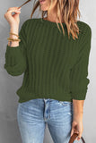 Casual Solid Patchwork O Neck Sweaters(8 Colors)