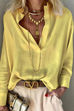 Fashion Solid Color Mandarin Collar Blouses(3 Colors)