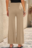 Casual Straight Mid Waist Straight Solid Color Bottoms(6 Colors)