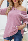 Solid Color V Neck Sweaters(5 Colors)