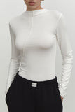 Casual Simplicity Solid Half A Turtleneck Tops