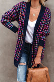 Fashion Street Patchwork Contrast Outerwear