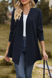 Casual Solid Patchwork V Neck Outerwear(5 Colors)