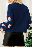 Casual Santa Claus Patchwork O Neck Sweaters(10 Colors)