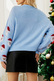 Casual Santa Claus Patchwork O Neck Sweaters(10 Colors)