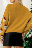 Casual Santa Claus Patchwork O Neck Sweaters(10 Colors)