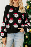 Casual Santa Claus Patchwork O Neck Sweaters(10 Colors)