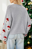 Casual Santa Claus Patchwork O Neck Sweaters(10 Colors)