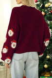 Casual Santa Claus Patchwork O Neck Sweaters(10 Colors)