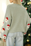 Casual Santa Claus Patchwork O Neck Sweaters(10 Colors)