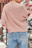 Casual Santa Claus Patchwork O Neck Sweaters(10 Colors)