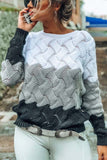 shirtstylespot O Neck Knit Sweaters