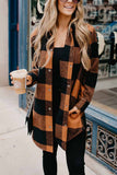 shirtstylespot Casual Loose And Versatile Contrasting Plaid Button Tops