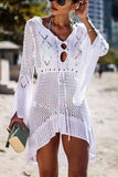 shirtstylespot Hollow Knitted Beach Cover-up(4 colors)