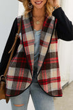 shirtstylespot OL Winter Street Style Plaid Coat