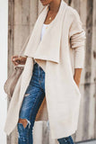 shirtstylespot Pure Color Casual Loose Coat