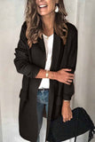 shirtstylespot Casual Solid Color Long Sleeve blazer(6 Colors)