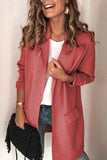 shirtstylespot Casual Solid Color Long Sleeve blazer(6 Colors)