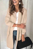 shirtstylespot Casual Solid Color Long Sleeve blazer(6 Colors)