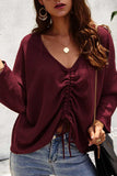 shirtstylespot v Neck Loose Knit Sweater